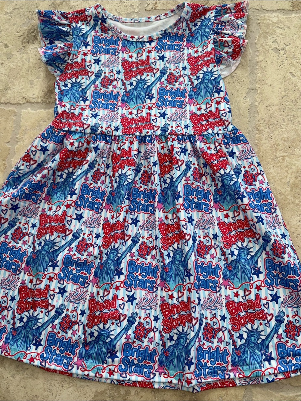 Broad Stripes America themed dress